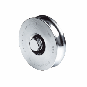 310 - Rueda de 8 cm SIN Soporte / Soporta hasta 200 kg / Canal Tipo "U"