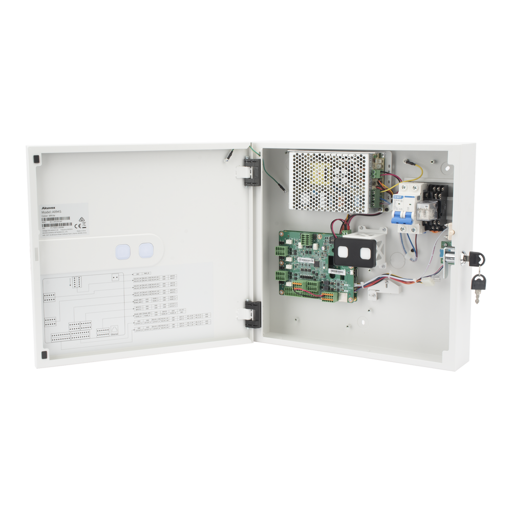 Controlador de Acceso para 4 puertas / Administrable 100 % en la Nube / Compatible con Teclado Wiegand de Terceros / PIN para visitas desde la APP / Capacidad de batería de respaldo / Función de Anti-Passback / 50,000 Tarjetas