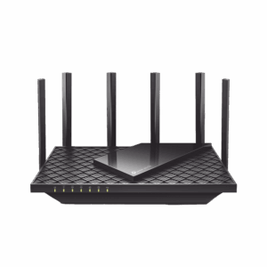 Router Triple Banda WiFi 6E / AX5400 MU-MIMO / 1 Puerto WAN 1 10/100/1000 Mbps / 4 Puertos LAN 10/100/1000 Mbps / 1 puerto USB 3.0 / 6 antenas de alta ganancia / OneMesh 
