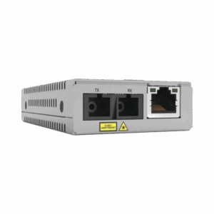 Convertidor de medios Gigabit, conector SC Distancia (20KM) Monomodo Versión TAA