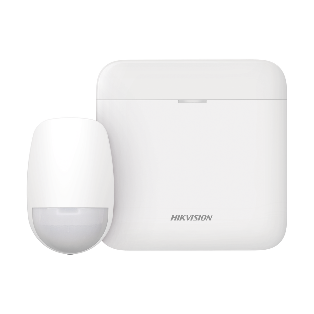 (AX PRO) KIT de Alarma AX PRO / Incluye: 1 Hub con batería de respaldo / 1 Sensor PIR / Wi-Fi / Compatible con Hik-Connect P2P