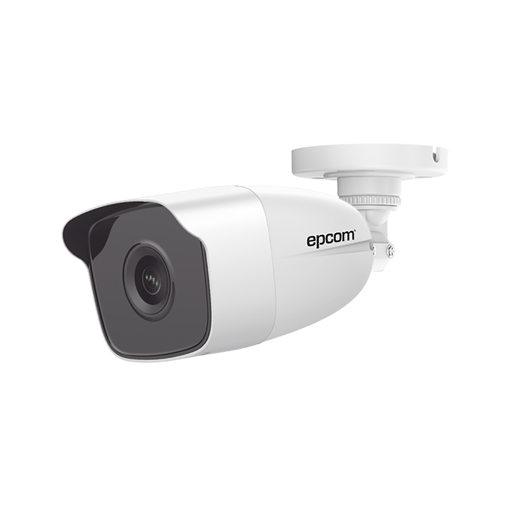 Bala TURBOHD 2 Megapíxeles (1080p) / METÁLICA / Gran Angular 103° / Lente 2.8 mm / IR EXIR 40 mts / Exterior IP66 / TVI-AHD-CVI-CVBS