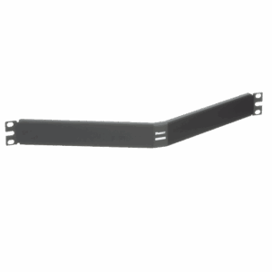 Tapa Ciega Para Rack Estándar de 19in, Angulado, de Acero, 1UR, Color Negro