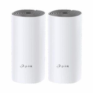 Kit de Router inalámbrico mesh Deco E4 para Hogar / Doble banda AC 1200 / 2 puertos 10/100 Mbps / Compatible con amazon alexa.