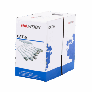 Bobina de Cable de 305 m (1000 ft) Cat 6 / 100% Cobre / Color Blanco / Uso en Interior / PVC