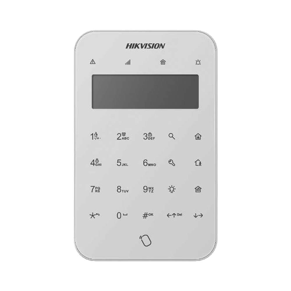 (AX PRO) Teclado Inalámbrico con Pantalla LCD para Armado y Desarmado / Funciones de Automatización para control de Relevadores