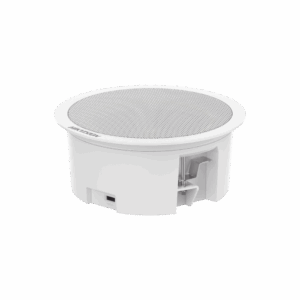 Altavoz Secundario para Montaje en Plafón / 3 Watts / 8 Ohms / Compatible con Altavoz IP HIKVISION / Uso en Interior