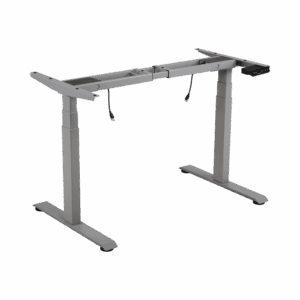 Base de Escritorio Motorizado Profesional / Altura Ajustable 60-125cm / Estructura Estable / Funcionamiento Suave / 3 Preset de Posiciones / Color Gris / Soporta hasta 100Kg de carga