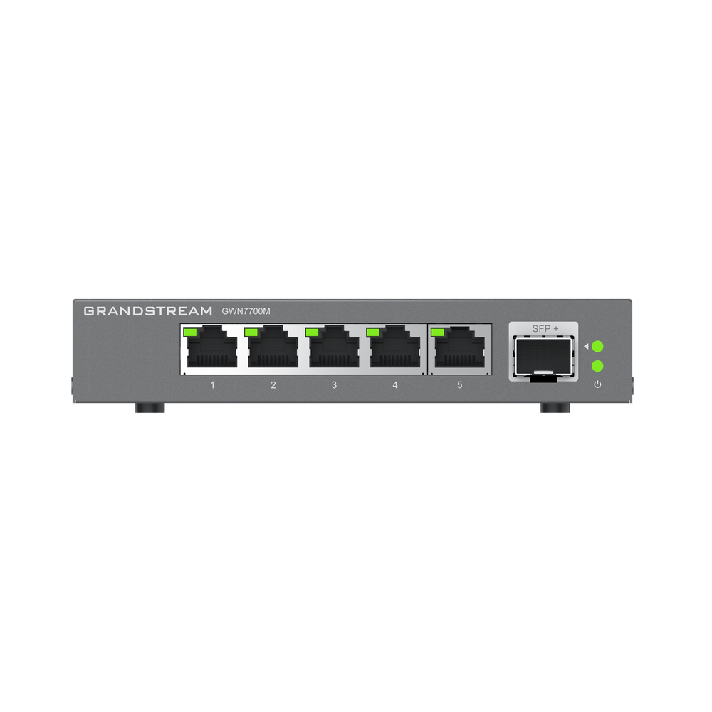 Switches de red Multi-Gigabit de 2.5G No Administrable / 5 Puertos RJ45 de 100/1000/2500Mbps / 1 puerto de fibra SFP+