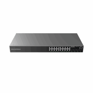 Switch Gigabit PoE+ Administrable / 16 puertos 10/100/1000 Mbps + 4 Puertos SFP Uplink / Hasta 240W / Compatible con GWN Cloud.