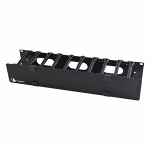Organizador de Cable Horizontal RouteIT, Sencillo, Para Rack de 19in, 4in de profundidad, 2UR