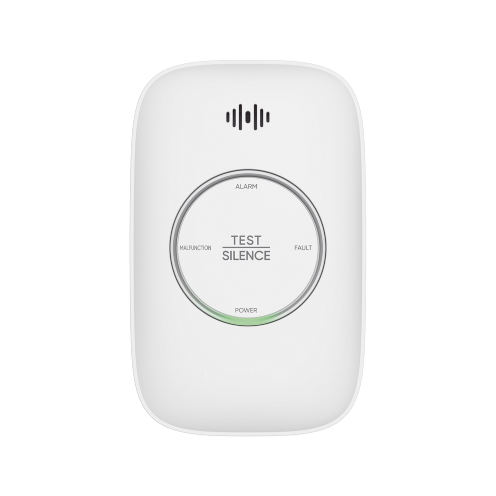 (HikFire) Detector de Gas LP Propano C3H8 / Alarma Temprana / Salida para cierre de Válvula y/o activación de Ventilador / Protección IP30 / Alarma de 70dB a 115dB a 1 metro de distancia