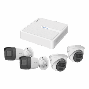 Kit IP 2 Megapixel / NVR de 8 Canales con 8 Puertos PoE / 2 Cámaras IP Bala para Exterior / 2 Cámaras IP Domo para Exterior