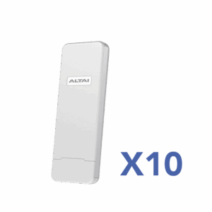 Kit de 10 Puntos de Acceso C1N Wi-Fi, PTMP en 2.4 GHz, Antena Sectorial Integrada de 70° de 10 dBi, Hasta 800 m de Cobertura, Soporta Fichas-Vouchers, Administración en Nube Gratis con INSIGHTS (Con Versión de HW 4.0 ó Superior).
