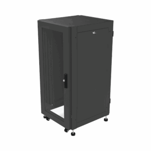 Gabinete Profesional para Telecomunicaciones de 19in, Instalación a Piso, 24UR, 600 mm Profundidad, Se envĆa el Gabinete Armado.