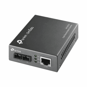 Convertidor Fibra Óptica Multimodo /  1 Puerto RJ45 10/100 Mbps / Puerto Fibra Óptica SC 100 Mbps / Hasta 2 Km / Plug and Play