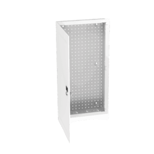 Gabinete Multipropósito de Montaje en Pared, de 28 in de Altura, Con Puerta Reversible, Fabricado en Acero, Color Blanco