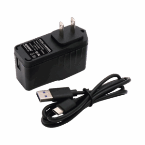 Adaptador de pared de 5 Vcc, @ 3 A con micro-USB tipo C