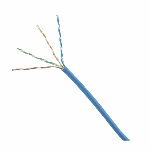 Bobina de Cable UTP 305 m. de Cobre, TX5e PanNet, Azul, Categoría 5e, 24 AWG, CMP (Plenum), de 4 pares