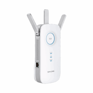 Repetidor / Extensor de Cobertura WiFi AC, 1750 Mbps, doble banda 2.4 GHz y 5 GHz, con 1 puerto 10/100/1000 Mbps, 3 antenas externas