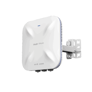 Punto de Acceso Mesh Wi-Fi 6 Industrial para Exterior Omnidireccional 5.95Gbps, MU-MIMO 4x4, 360°, Filtros Anti Interferencia y Auto Optimización con IA, puerto eth 2.5G y SFP