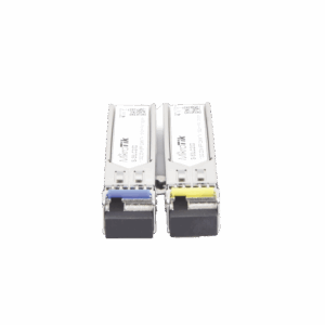 Transceptores MiniGbic SFP 1.25G LC WDM para fibra Mono Modo 20 Kms