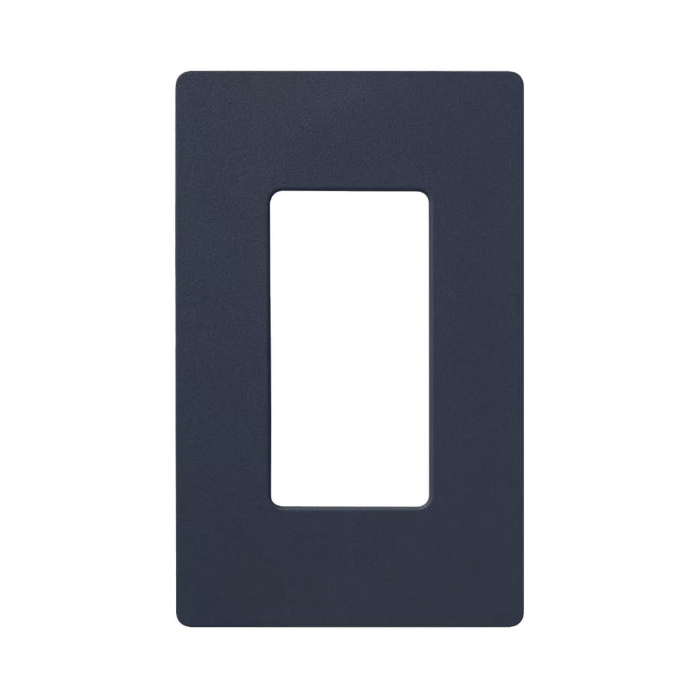 Placa de pared 1 espacio, para atenuador (dimmer), apagador ó control remoto inalámbrico LUTRON.