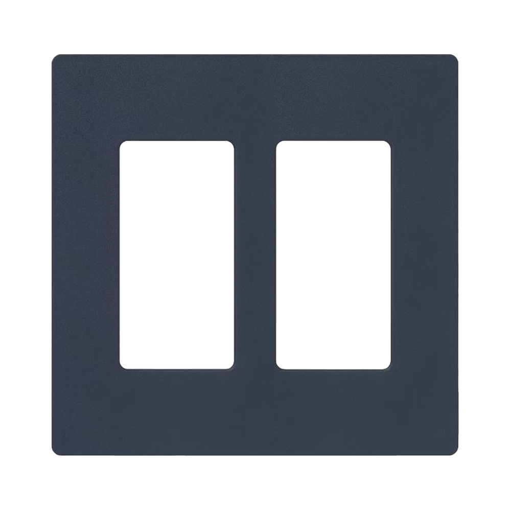 Placa de pared 1 espacio, para atenuador (dimmer), apagador ó control remoto inalámbrico LUTRON.