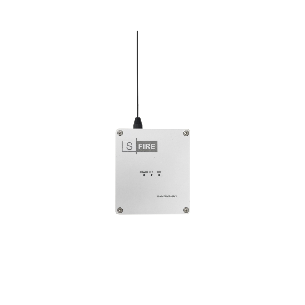 Receptor inalámbrico / 2500 metros de cobertura / 2 salidas de relevador tipo C
