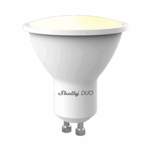Foco tipo Gu10 inteligente con señal inalámbrica, color dual blanco y cálido, uso de App Shelly. AC 100-240V