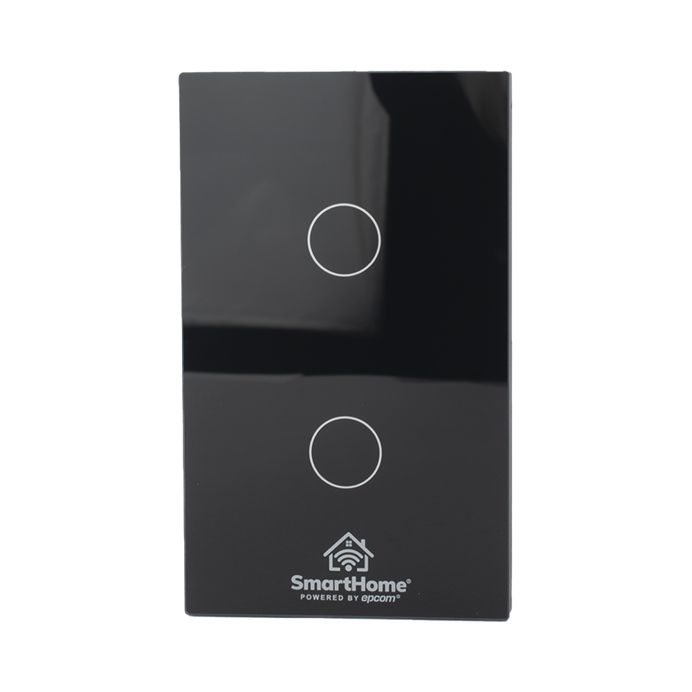 (ZigBee) Apagador switch inalámbrico ZigBee, control de 2 regresos de carga, 110V