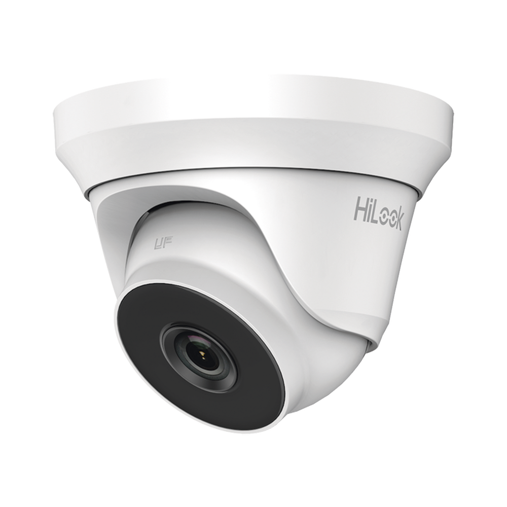 Turret TURBOHD 2 Megapixel (1080p) / Gran Angular 103 / Lente 2.8 mm / Audio por Coaxitron / 40 mts IR EXIR / Exterior IP66 / 4 Tecnologías / dWDR / Metal
