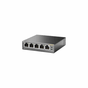 Switch PoE no Administrable de escritorio / 5 puertos 10/100 Mbps / 4 puertos PoE af/at / Presupuesto 67 W / Modo Extensor hasta 250 m / Calidad video prioritaria