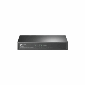 Switch PoE+ No Administrable / De Escritorio 8 puertos 10/100 Mbps / 4 puertos PoE af/at Inteligente / Presupuesto 66 W / Hasta 250 metros