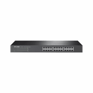 Switch no administrable de 24 puertos 10/100 Mbps para montaje en rack