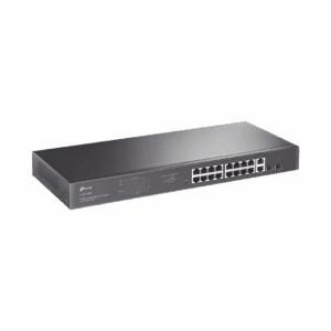 Switch no administrable de 16 puertos 10/100/1000Mbps y PoE af/at, 2 puertos SFP hasta 250W.