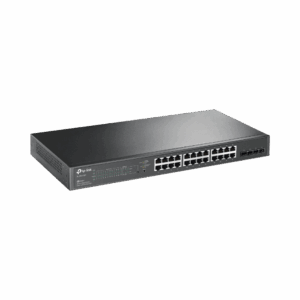 Switch PoE JetStream SDN Administrable 24 puertos 10/100/1000 Mbps + 4 puertos SFP, 24 puertos PoE, 250W, administración centralizada OMADA SDN