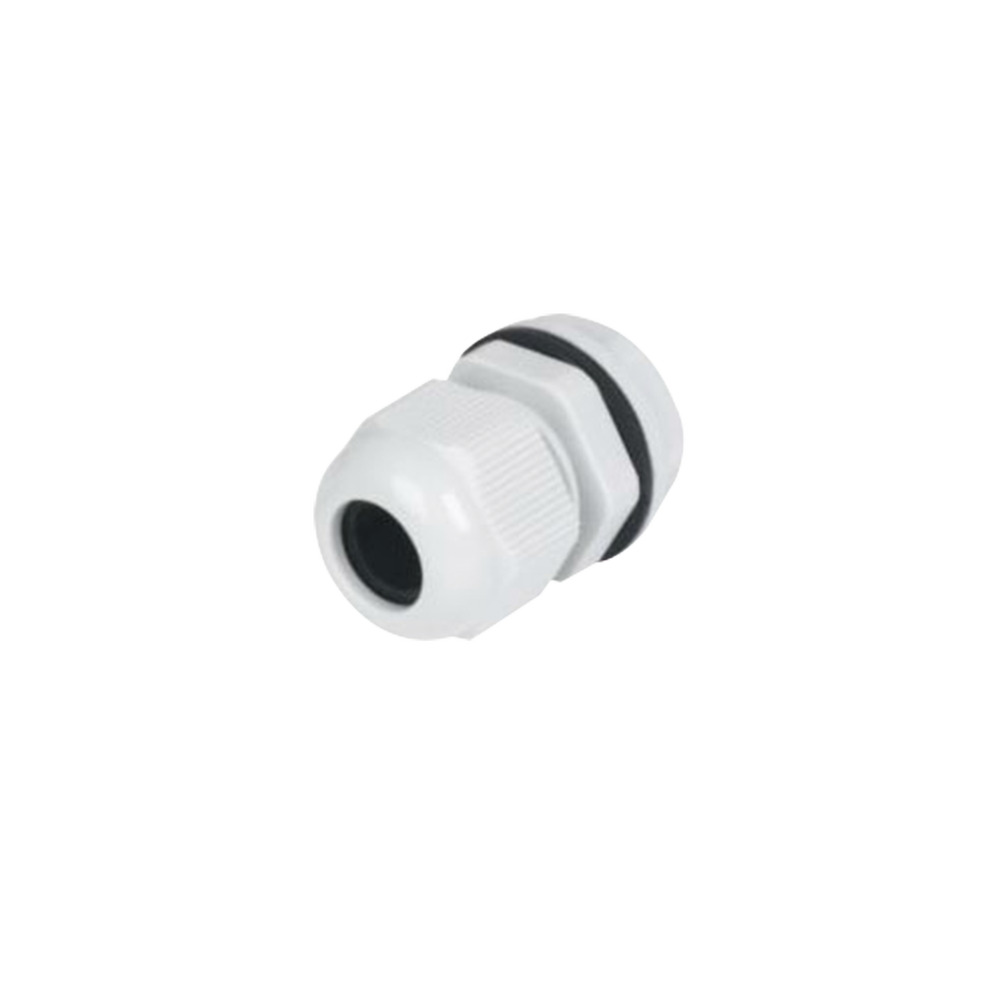 Conector Plástico Tipo Glándula para Cable de 12 a 15 mm de Diámetro.