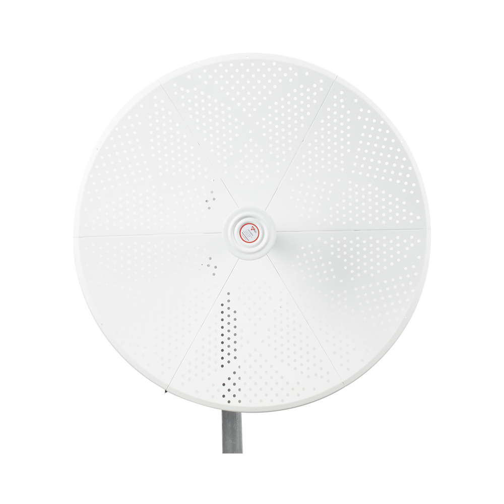 Antena direccional para C5x, C6x, B6X y B5x, Guía de onda para mantener la integridad de la señal y minimiza la pérdida en transmisión , 4.9 - 6.5 GHz, 3 ft, Ganancia de 34 dBi, Montaje incluido