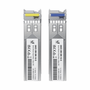 UFiber Módulo SFP, transceptor MiniGibic MonoModo 1.25 Gbps, distancia 3km, Simplex, un conector LC, incluye 2 tranceptores