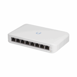 Switch UniFi Lite Administrable PoE de 8 Puertos 10/100/1000 Mbps (4 puertos 802.3af/at), 52 W