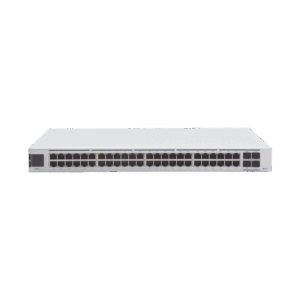 UniFi Switch USW-Pro-48, Capa 3 de 48 puertos Gigabit RJ-45 + 4 puertos 1/10G SFP+, pantalla informativa