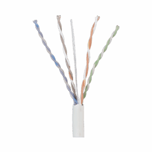 Bobina de Cable UTP 305 m. de Cobre, TX5e PanNet, Blanco, Categoría 5e, 24 AWG, CMP (Plenum), de 4 pares