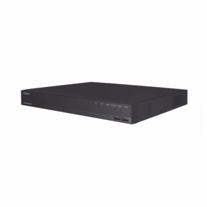 NVR 16 canales grabacion hasta 8MP / H.265 / P2P Wisenet / 16 puertos PoE Plug and Play / 80 Mbps para grabacion.