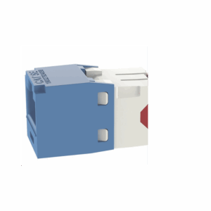 Conector Jack RJ45 Estilo TG, Mini-Com, Categoría 5e, de 8 posiciones y 8 cables, Color Azul