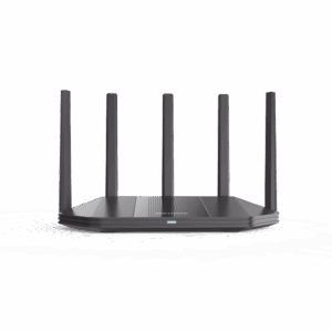 Router Inalámbrico / Wifi 6 / Hasta 3000 Mbps / MESH / Doble Banda AC (2.4 GHz y 5 GHz) / 4 Puertos 1000 Mbps /  5 Antenas Omnidireccional / Interior / Beamforming Optimizado /  Administración Gratuita desde la Nube
