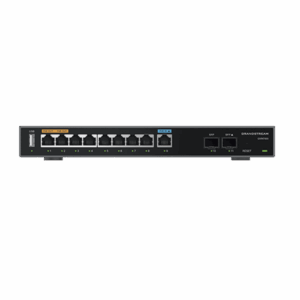 Router Gigabit VPN / Balanceador de cargas / 60,000 sesiones NAT /  9 puertos 10/100/1000 Mbps + 2 puertos SFP (WAN/LAN) / 1 puerto entrada PoE(af/at) / 2 puertos salida PoE (af/at) / Compatible con GWN Cloud.