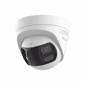 [Dual Light] Turret IP 8 Megapixel / Imagen Panorámica 180°/ PoE / Micrófono y Bocina Integrado / Exterior IP67 / Audio Bidireccional / Alarma Visual y Auditiva Integrada / Smart Supplement Light / Micro SD 512 GB