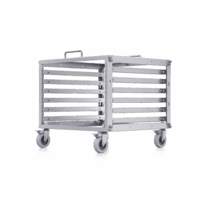 UniFi Rack Móvil de 6 Unidades, incluye 1 patchpanel de 24 puertos Gigabit, no requiere herramientas para armarse, incluye ruedas.