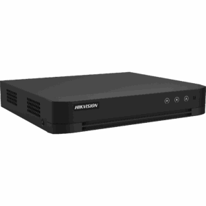 DVR 4 Canales TURBOHD + 4 Canales IP / 8 Megapixel (4K) / Audio Bidireccional / ACUSENSE / 1 Bahía de Disco Duro / Salida de Video en Full HD / H.265+
